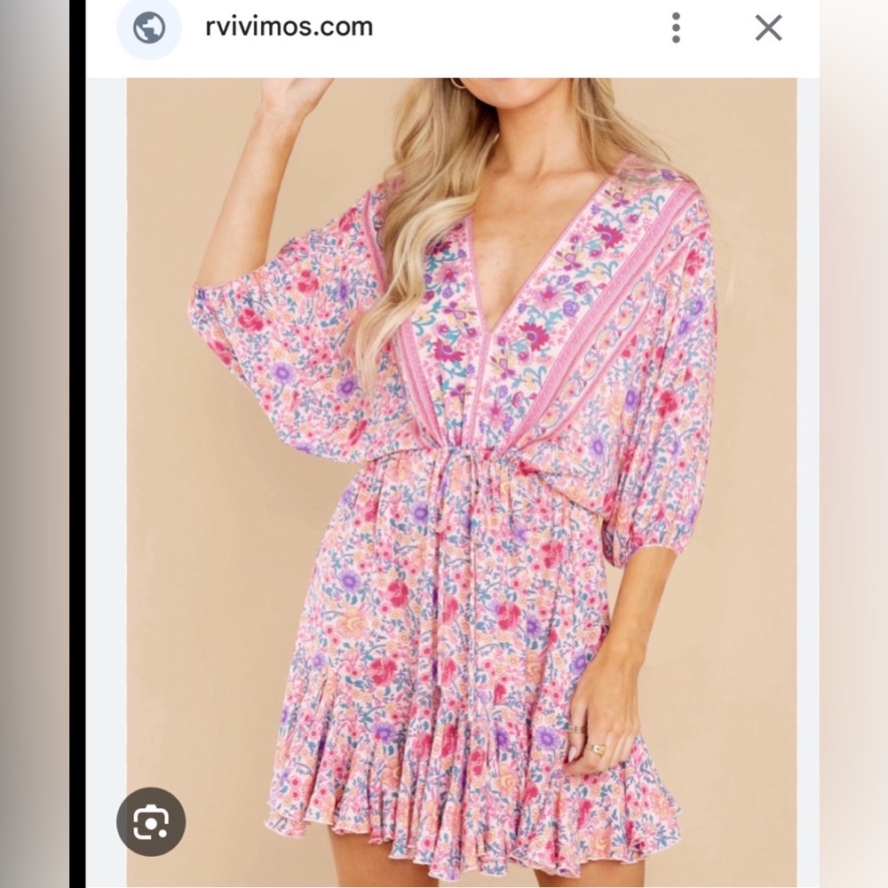 R.Vivimos Womens Summer Floral Dress